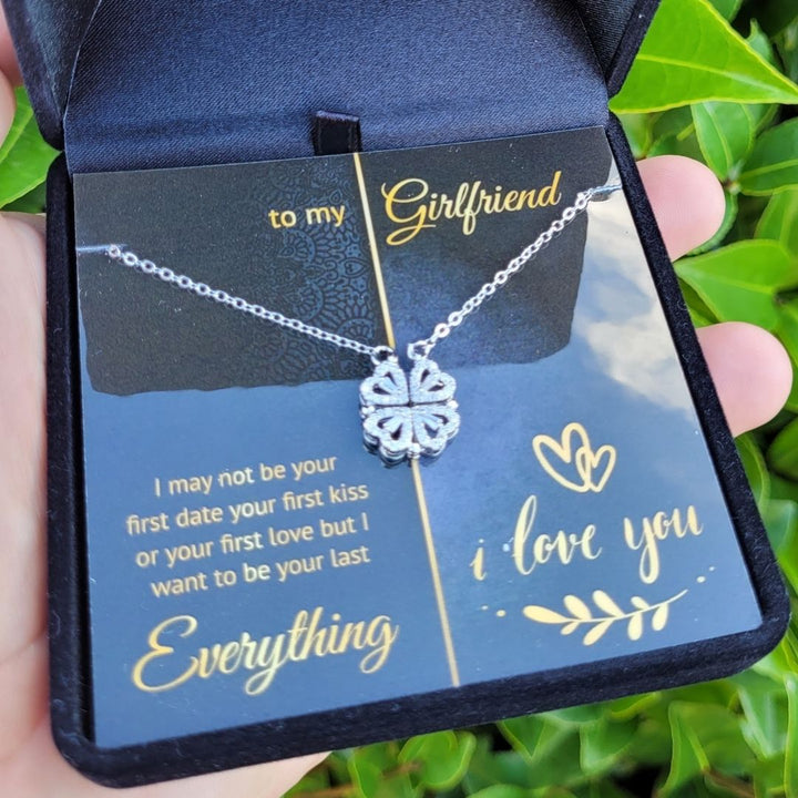 To My Girlfriend - Your Last Everything - Magnetic Heart Necklace