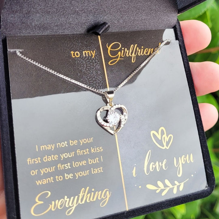 To My Girlfriend - Last Everything - Heart Necklace