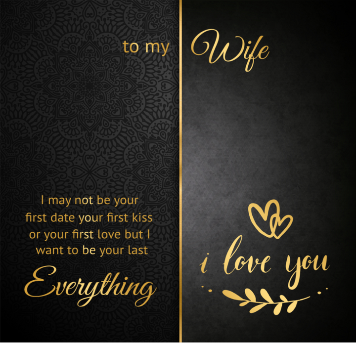 To My Wife - Your Last Everything - Love Knot Necklace